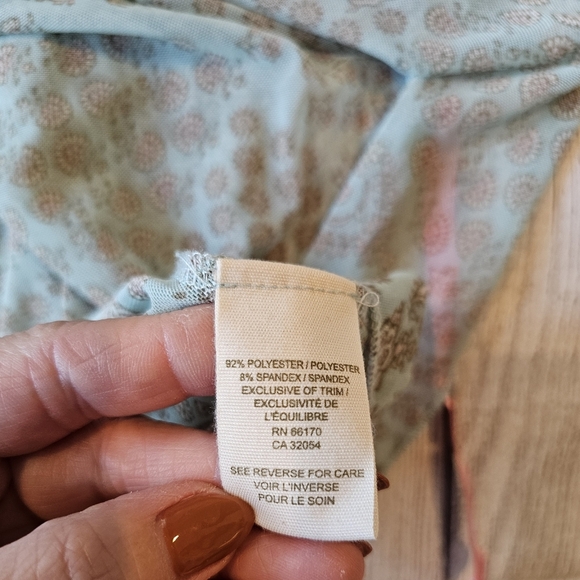 Free People Size Small Paisley Semi Sheer Lingerie Nightie Sexy Feminine Fairy - Picture 5 of 7